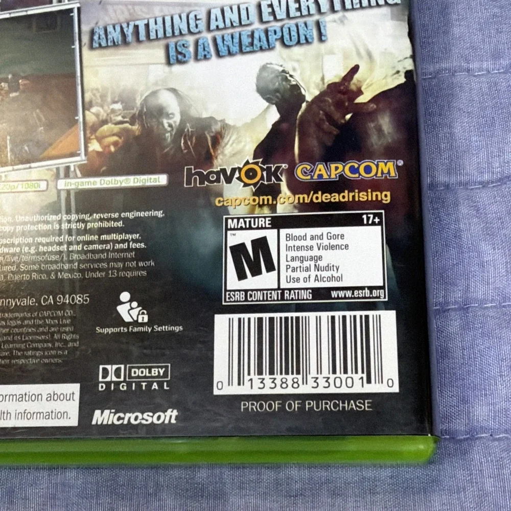 Dead Rising | Microsoft Xbox 360 | 2006 | Complete CIB | Tested | Very Good